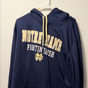 Colosseum Navy and Gold Notre Dame Hoodie